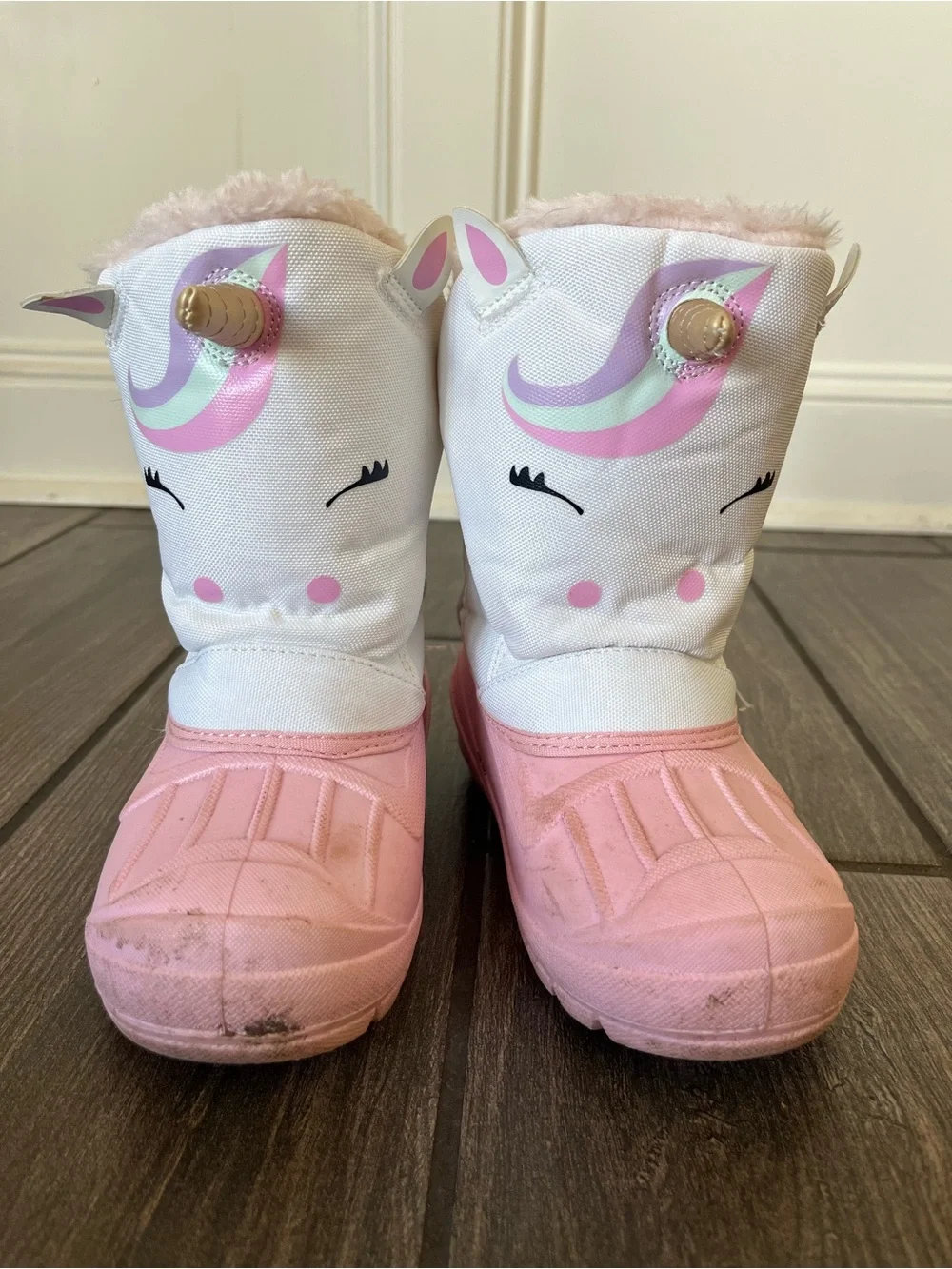 Kids Unicorn Snow Boots, 10